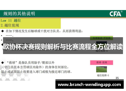 欧协杯决赛规则解析与比赛流程全方位解读