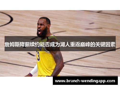 詹姆斯降薪续约能否成为湖人重返巅峰的关键因素